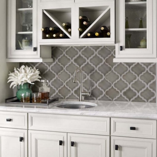 Mosaic Monday: Creating a Unique Wall or Backsplash with Arabesque Tile